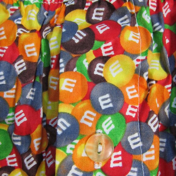 New. Men's M&M's Boxer Lightweight Poplin Lentil Print Multicolor Size XL - Picture 6 of 12
